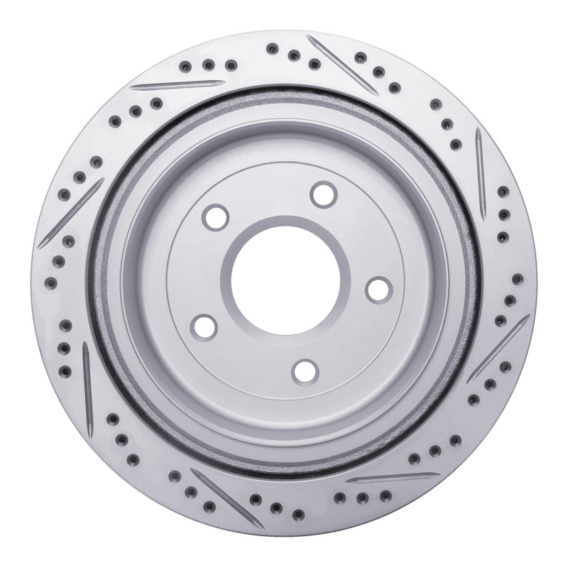 Cadillac XLR Brake Rotor (1) - Rear Left - DFC - Drilled & Slotted Geoperformance - `97-`13