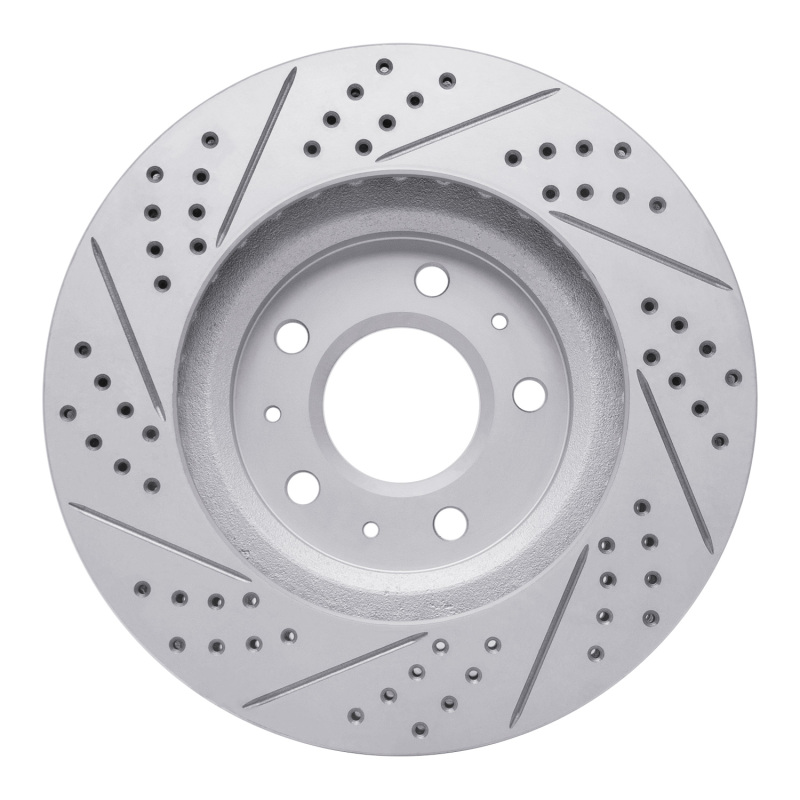 Cadillac CTS Brake Rotor (1) - Front Right - DFC - Geoperformance Drilled & Slotted - `03-`07