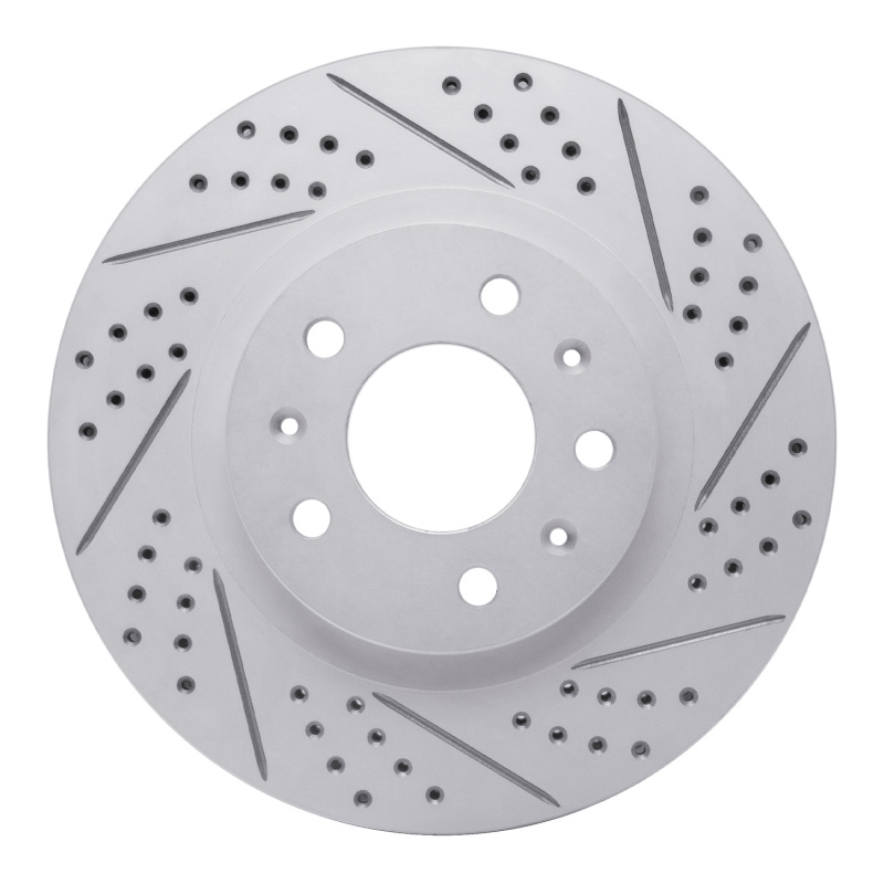 Cadillac CTS Brake Rotor (1) - Front Right - DFC - Geoperformance Drilled & Slotted - `03-`07