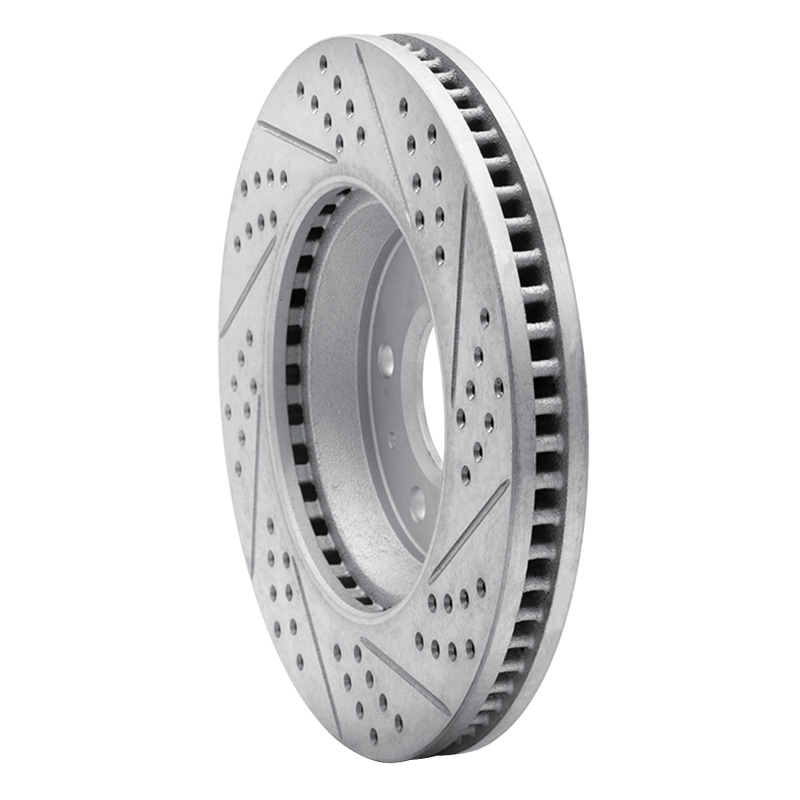 Cadillac CTS Brake Rotor (1) - Front Left - DFC - Drilled & Slotted Geoperformance - `03-`08