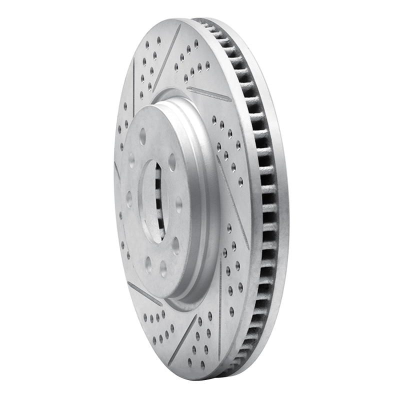 Cadillac CTS Brake Rotor (1) - Front Left - DFC - Drilled & Slotted Geoperformance - `03-`08