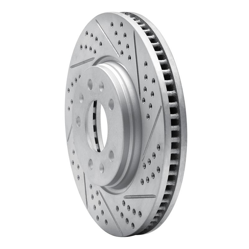 Cadillac Seville Brake Rotor (1) - Front Right - DFC - Drilled & Slotted Geoperformance - `03-`08