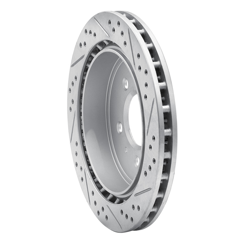 Cadillac CTS Brake Rotor (1) - Rear Left - DFC - Drilled & Slotted Geoperformance - `03-`11