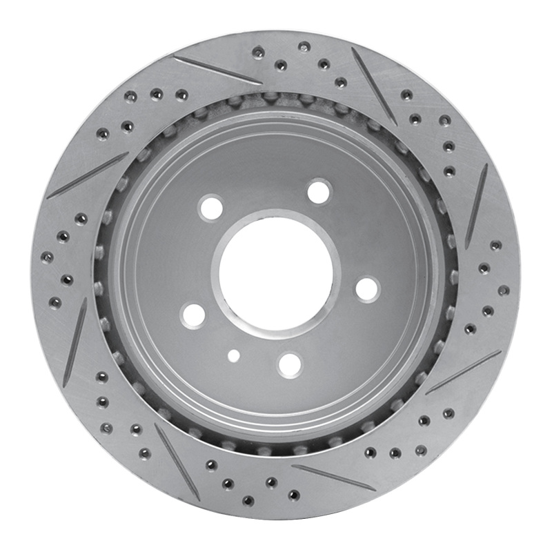Cadillac CTS Brake Rotor (1) - Rear Left - DFC - Drilled & Slotted Geoperformance - `03-`11