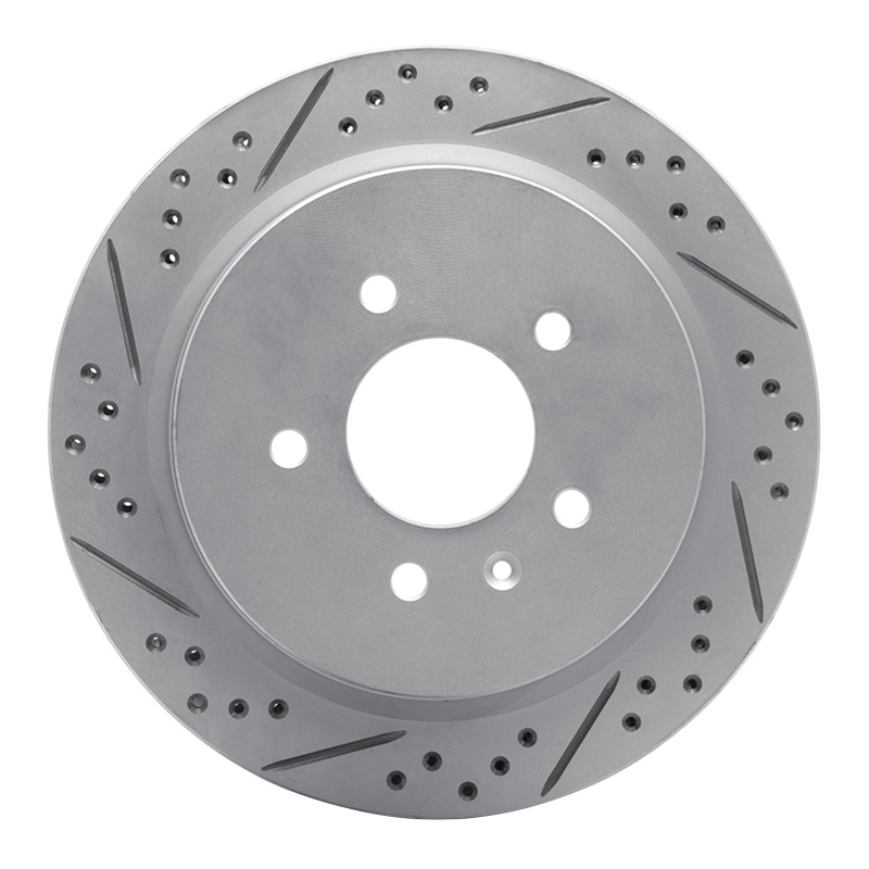 Cadillac CTS Brake Rotor (1) - Rear Left - DFC - Drilled & Slotted Geoperformance - `03-`11