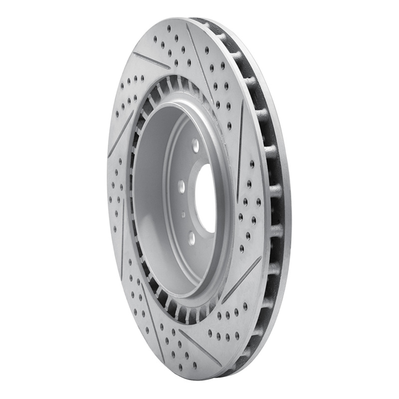 Cadillac CTS Brake Rotor (1) - Rear Left - DFC - GeoPerformance Rotors - Drilled & Slotted - `04-`11