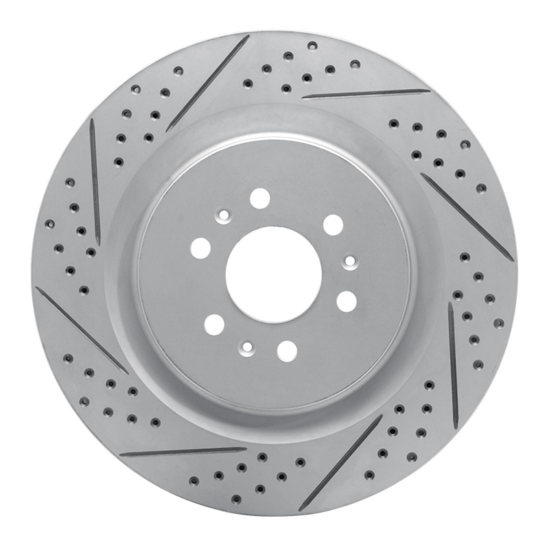Cadillac CTS Brake Rotor (1) - Rear Left - DFC - GeoPerformance Rotors - Drilled & Slotted - `04-`11