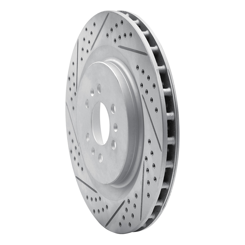 Cadillac CTS Brake Rotor (1) - Rear Left - DFC - GeoPerformance Rotors - Drilled & Slotted - `04-`11