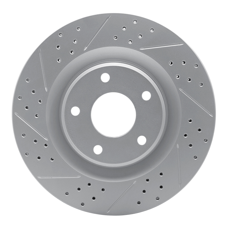 Cadillac Xlr Brake Rotor (1) - Front Left - DFC - Geoperformance Rotor - Drilled & Slotted - `05-`13