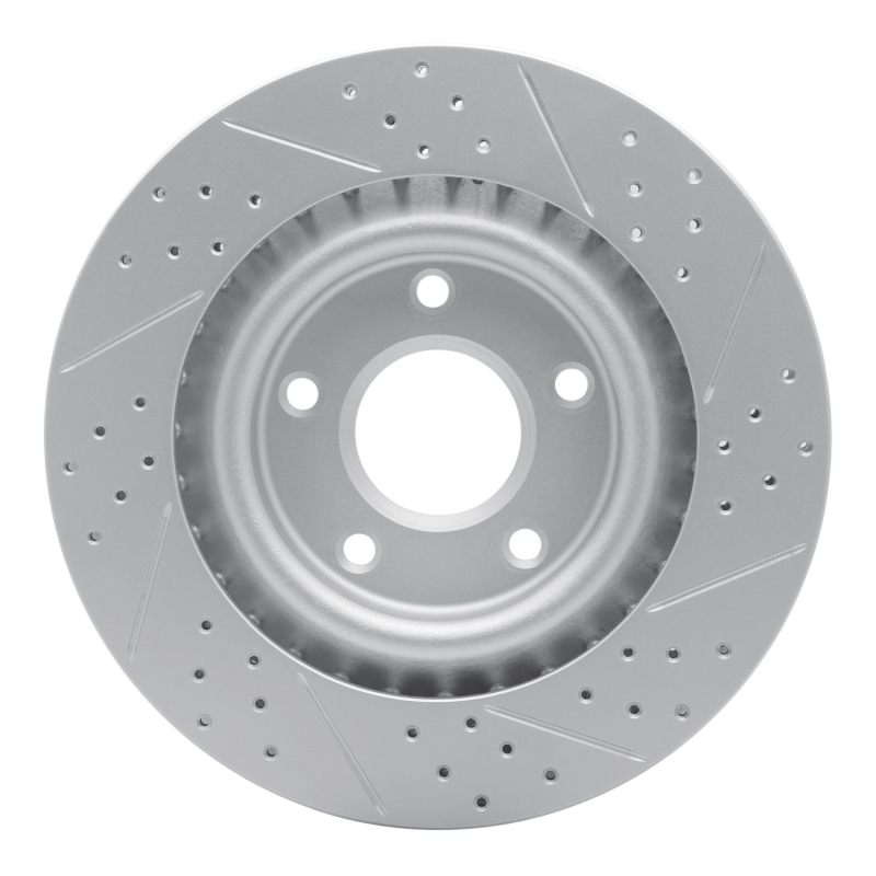 Cadillac Xlr Brake Rotor (1) - Front Left - DFC - Geoperformance Rotor - Drilled & Slotted - `05-`13