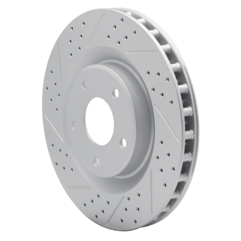 Cadillac Xlr Brake Rotor (1) - Front Left - DFC - Geoperformance Rotor - Drilled & Slotted - `05-`13