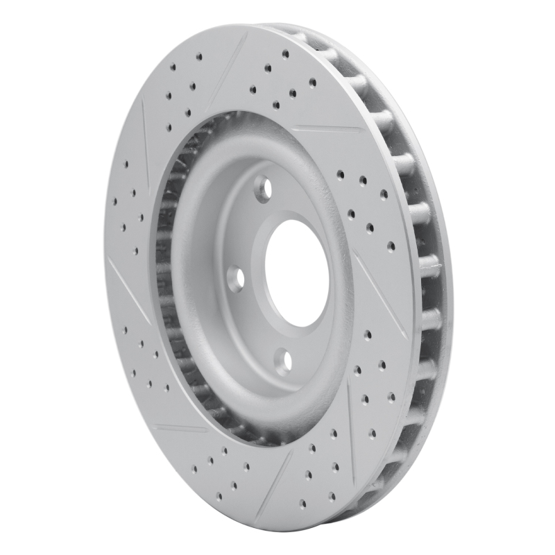 Cadillac XLR Brake Rotor (1) - Front Right - DFC - Geoperformance Rotor - Drilled and Slotted - `05-`13