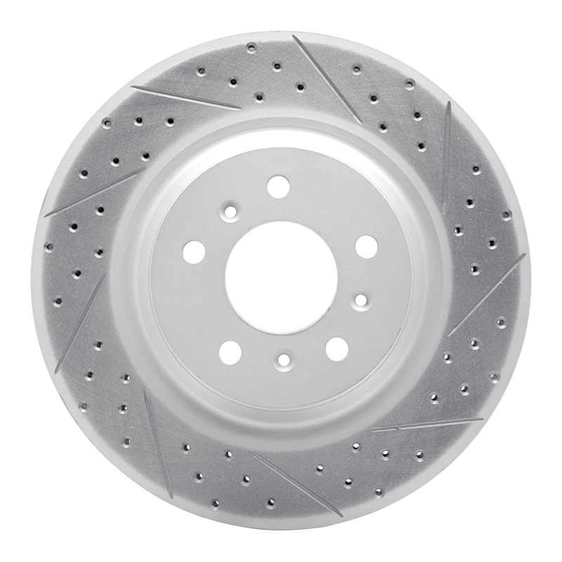 Buick Allure Brake Rotor (1) - Front Right - DFC - Drilled & Slotted Geoperformance - `06-`16