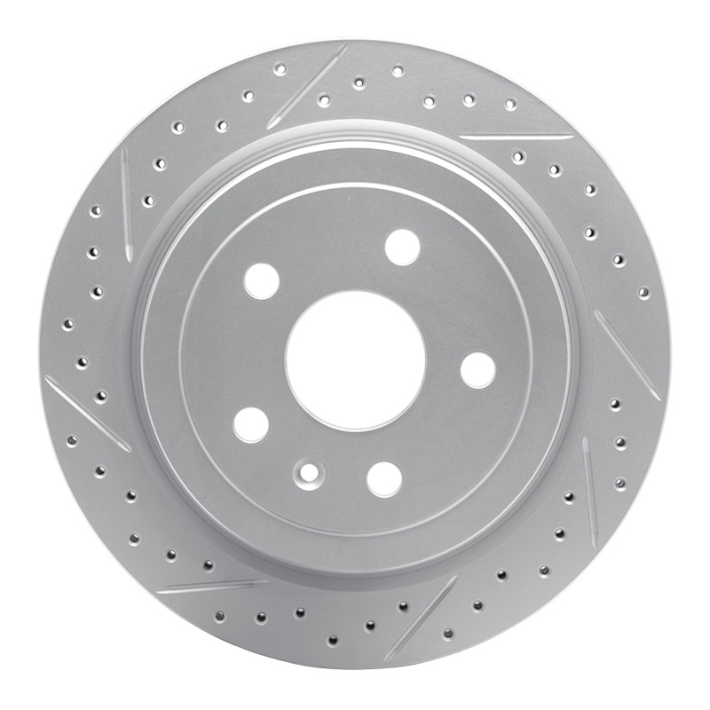 Cadillac CTS Brake Rotor (1) - Rear Left - DFC - Drilled & Slotted Geoperformance - `08-`19