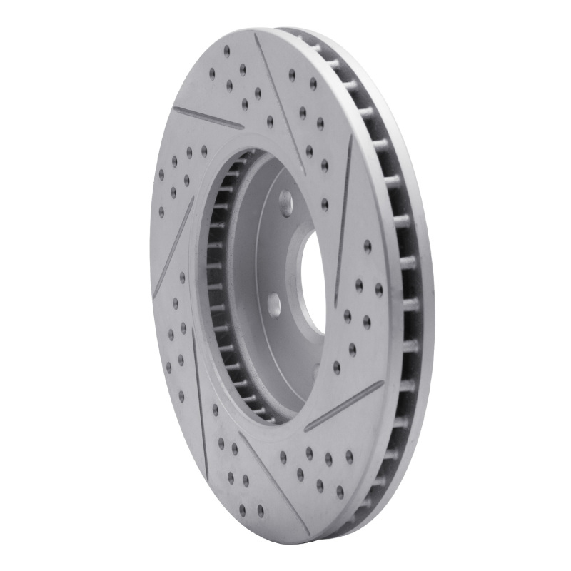 Cadillac CTS Brake Rotor (1) - Front Left - DFC - Drilled & Slotted Geoperformance - `08-`14