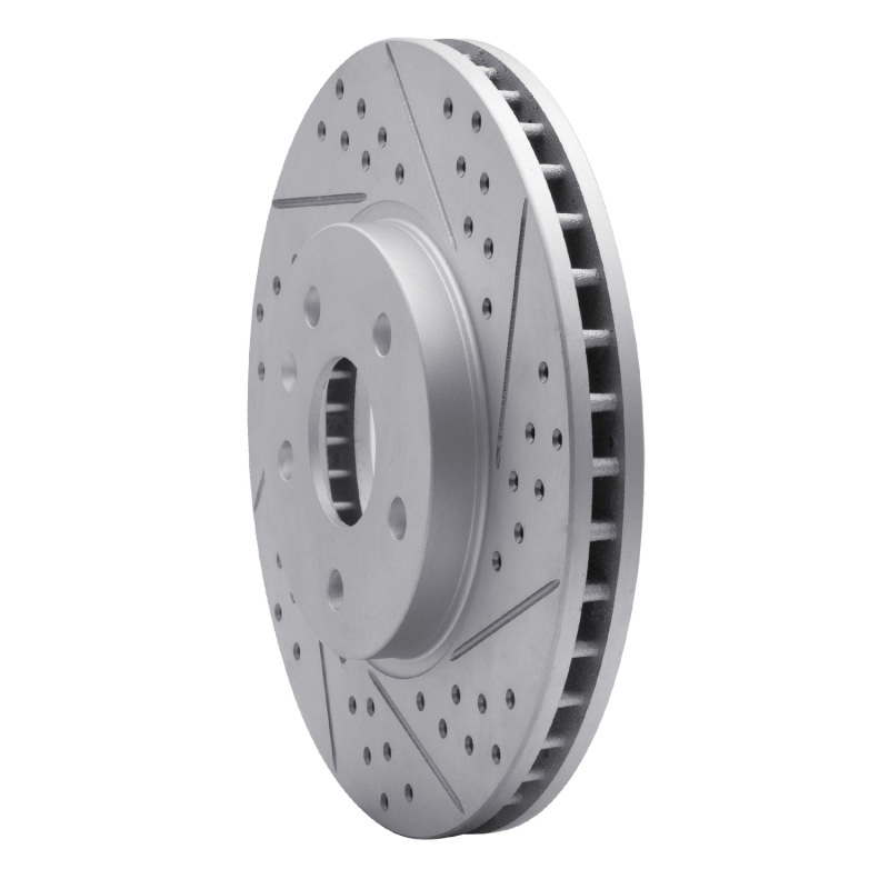 Cadillac CTS Brake Rotor (1) - Front Right - DFC - Drilled & Slotted Geoperformance - `08-`14