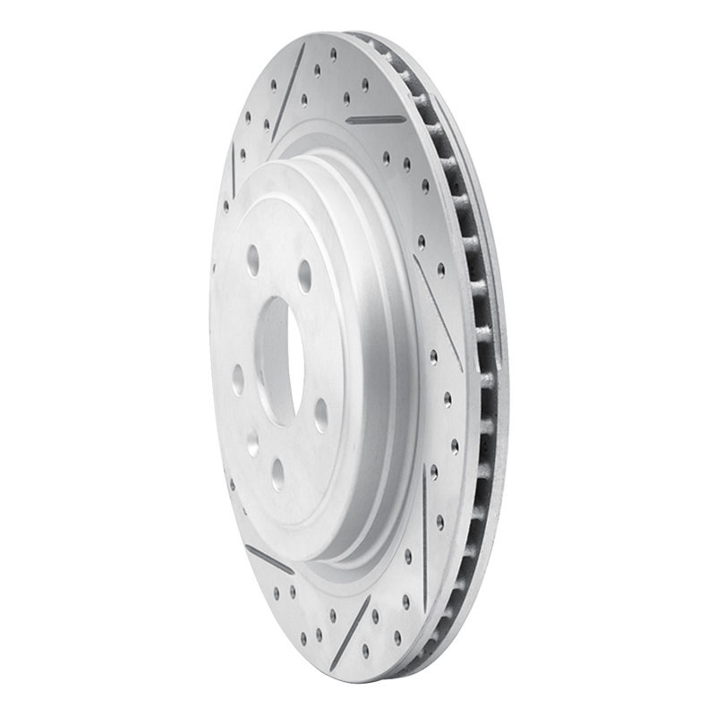 Cadillac CTS Brake Rotor (1) - Rear Left - DFC - Drilled & Slotted - `08-`14