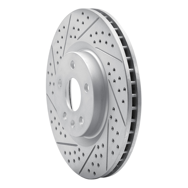 Cadillac CTS Brake Rotor (1) - Front Left - DFC - Drilled & Slotted Geoperformance - `08-`17