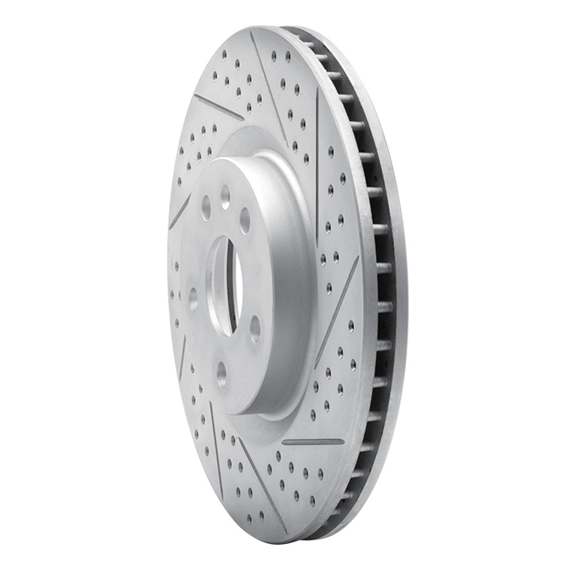 Cadillac CTS Brake Rotor (1) - Front Right - DFC - Drilled & Slotted Geoperformance - `08-`17