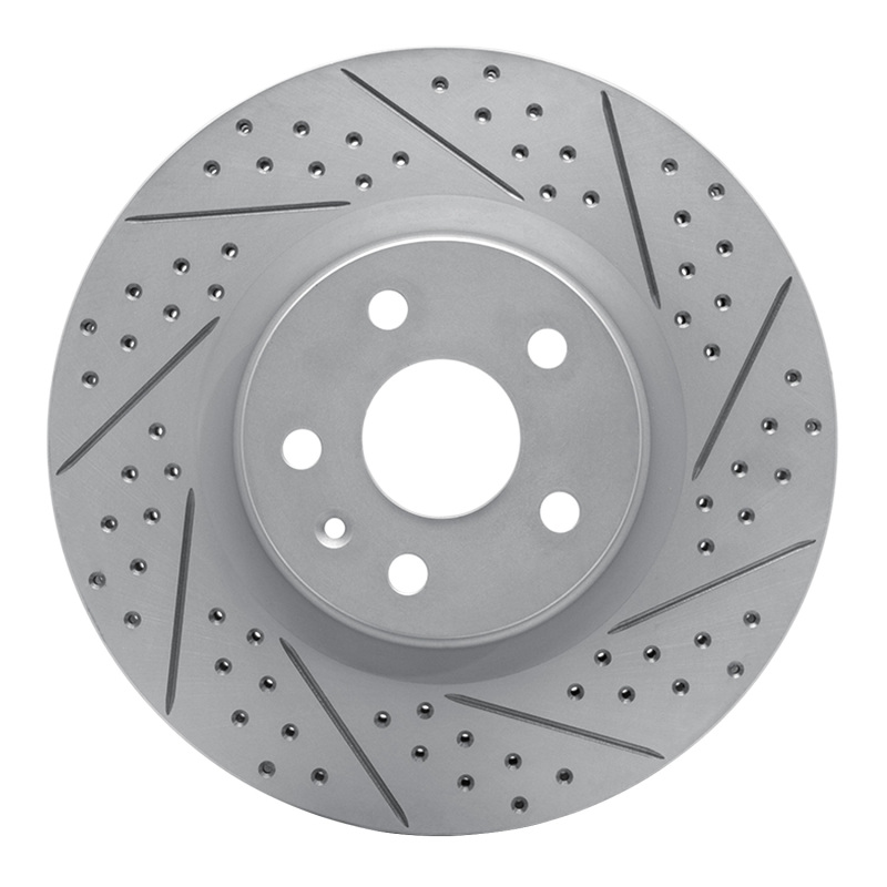 Cadillac CTS Brake Rotor (1) - Front Right - DFC - Drilled & Slotted Geoperformance - `08-`17