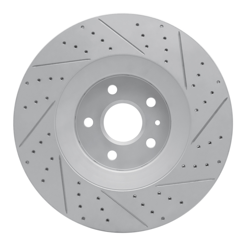 Cadillac CTS Brake Rotor (1) - Front Left - DFC - Geoperformance Drilled & Slotted - `09-`15