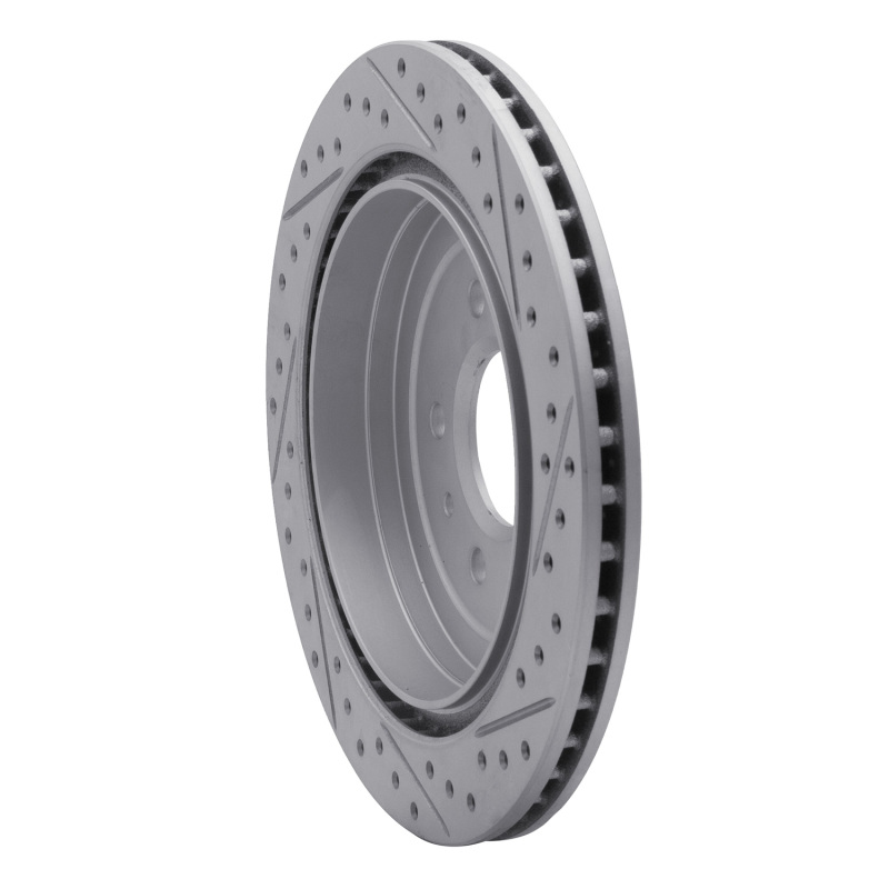 Cadillac ATS Brake Rotor (1) - Rear Left - DFC - Geoperformance Drilled & Slotted - `13-`19