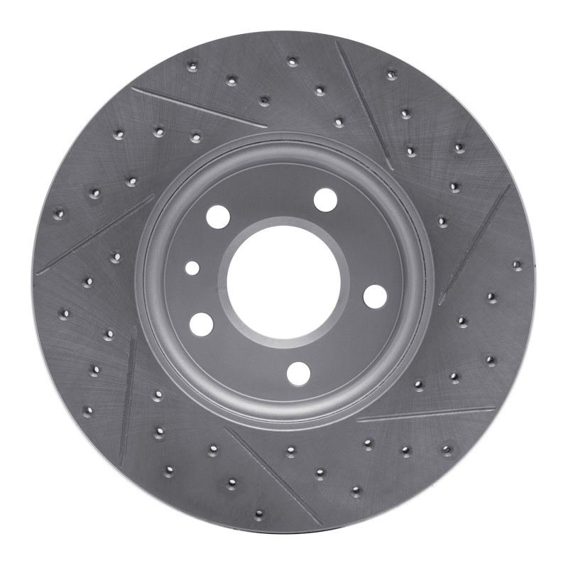 Cadillac ATS Brake Rotor (1) - Front Left - DFC - Geoperformance Drilled & Slotted - `13-`25