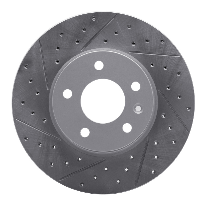 Cadillac ATS Brake Rotor (1) - Front Left - DFC - Geoperformance Drilled & Slotted - `13-`25