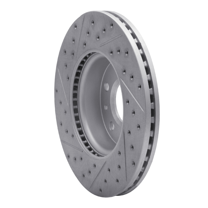 Cadillac CT4 Brake Rotor (1) - Front Right - DFC - Geoperformance Drilled and Slotted - `13-`25