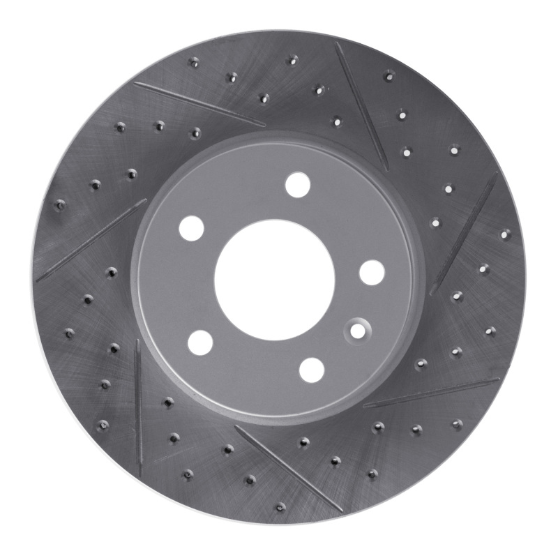 Cadillac CT4 Brake Rotor (1) - Front Right - DFC - Geoperformance Drilled and Slotted - `13-`25