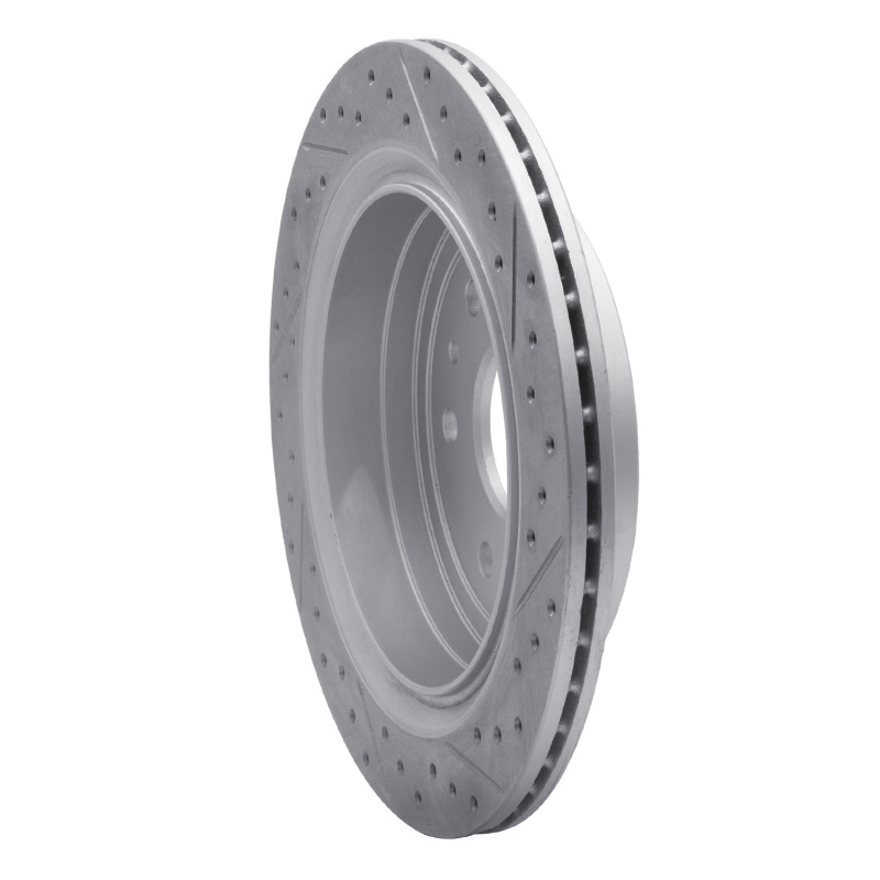 Cadillac XTS Brake Rotor (1) - Rear Left - DFC - Drilled & Slotted Geoperformance - `13-`19