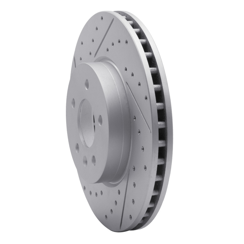 Cadillac CT4 Brake Rotor (1) - Front Left - DFC - Geoperformance Drilled & Slotted - `13-`25