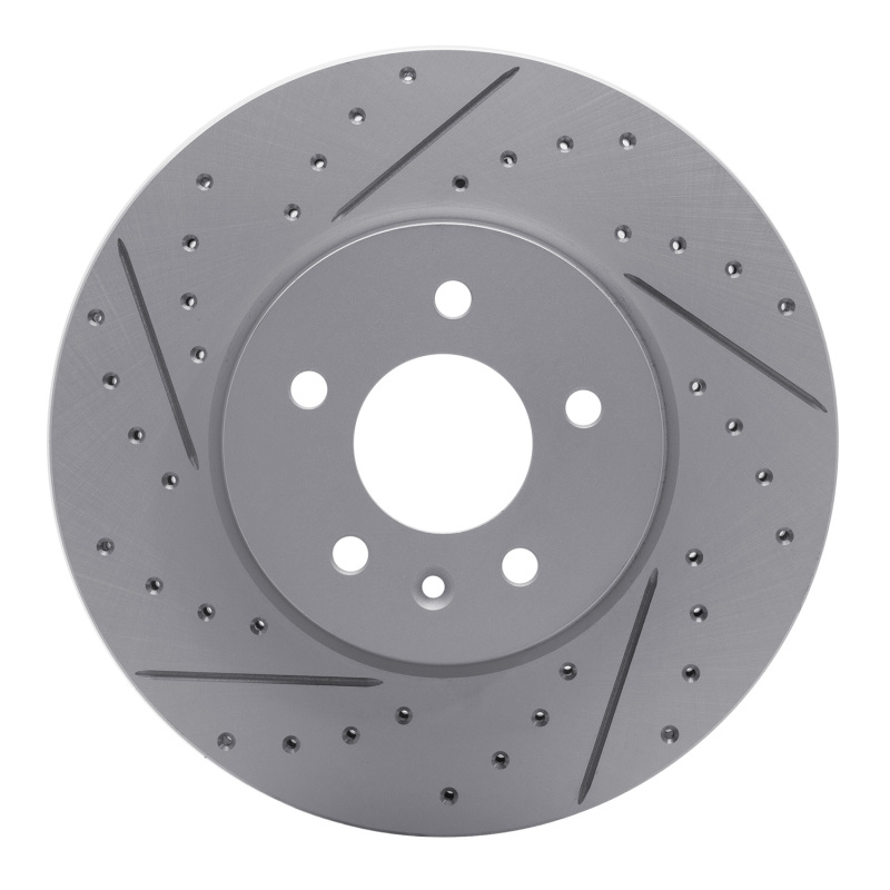 Cadillac CT4 Brake Rotor (1) - Front Left - DFC - Geoperformance Drilled & Slotted - `13-`25