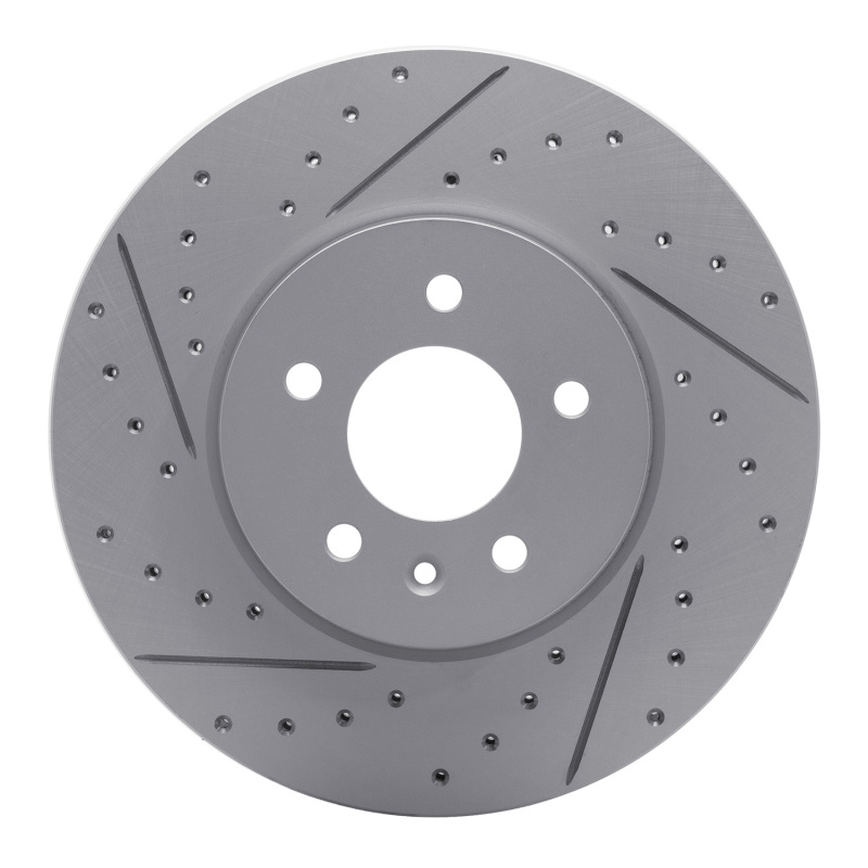 Cadillac ATS Brake Rotor (1) - Front Right - DFC - Geoperformance Drilled & Slotted - `13-`25