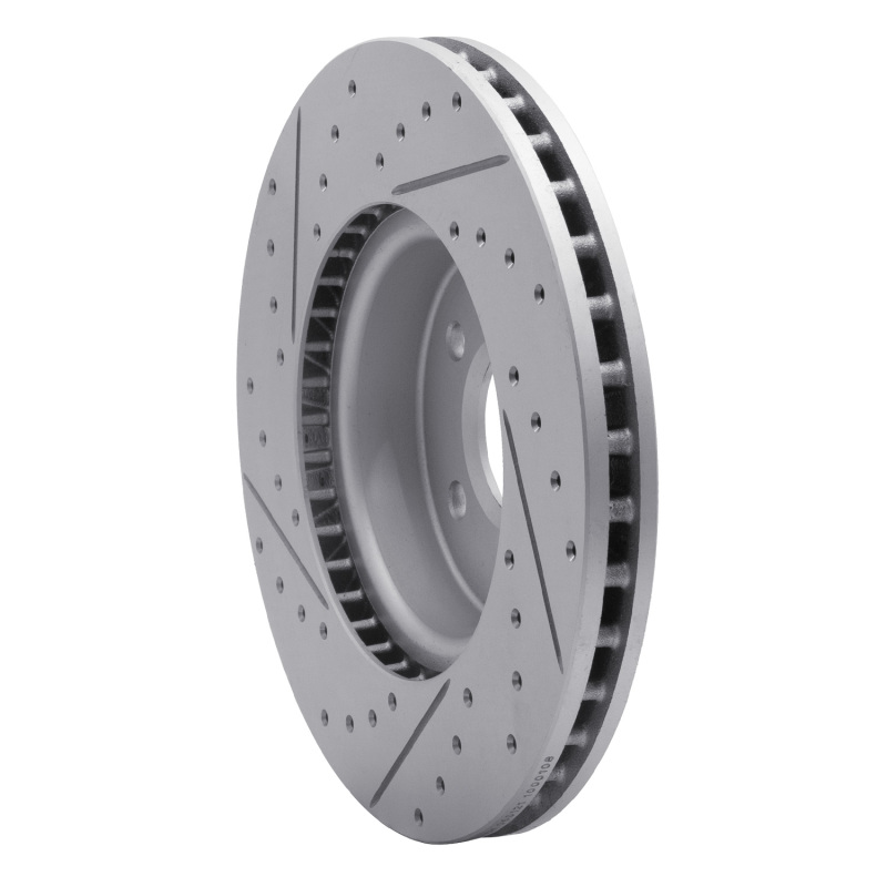 Cadillac ATS Brake Rotor (1) - Front Right - DFC - Geoperformance Drilled & Slotted - `13-`25