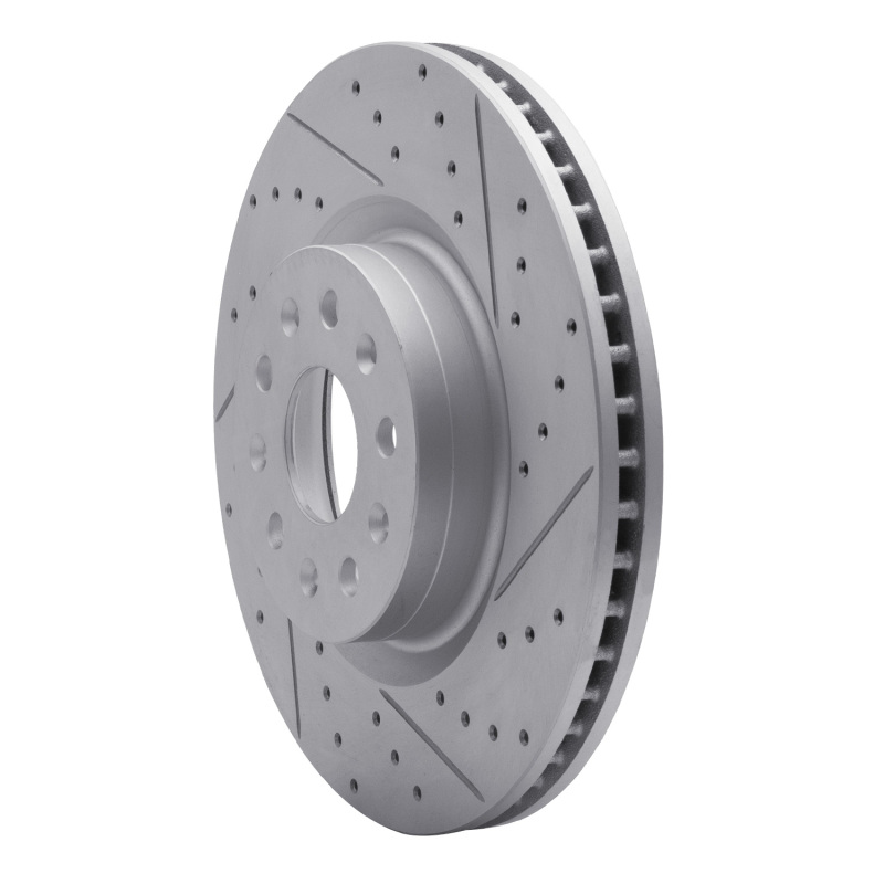 Cadillac Ct5 Brake Rotor (1) - Front Right - DFC - Drilled & Slotted Geoperformance - `14-`25