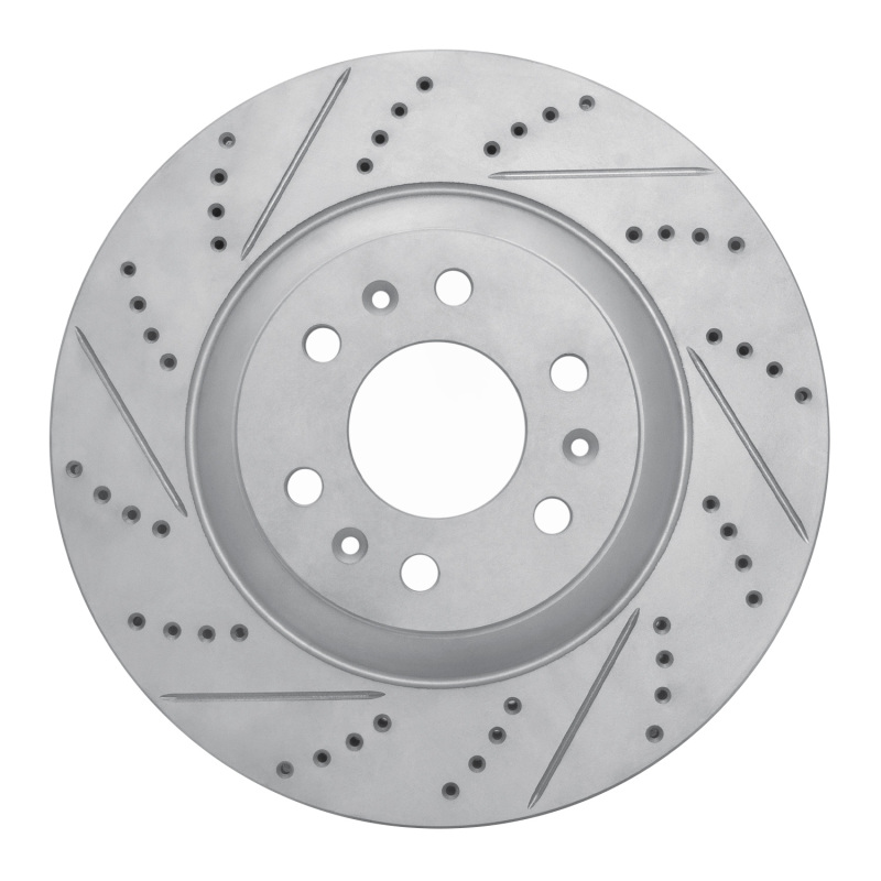 Cadillac SRX Brake Rotor (1) - Front Left - DFC - Drilled & Slotted Geoperformance - `04-`09