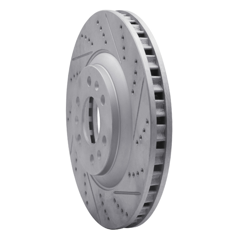 Cadillac Srx Brake Rotor (1) - Front Right - DFC - Drilled & Slotted Geoperformance Rotor - `04-`09