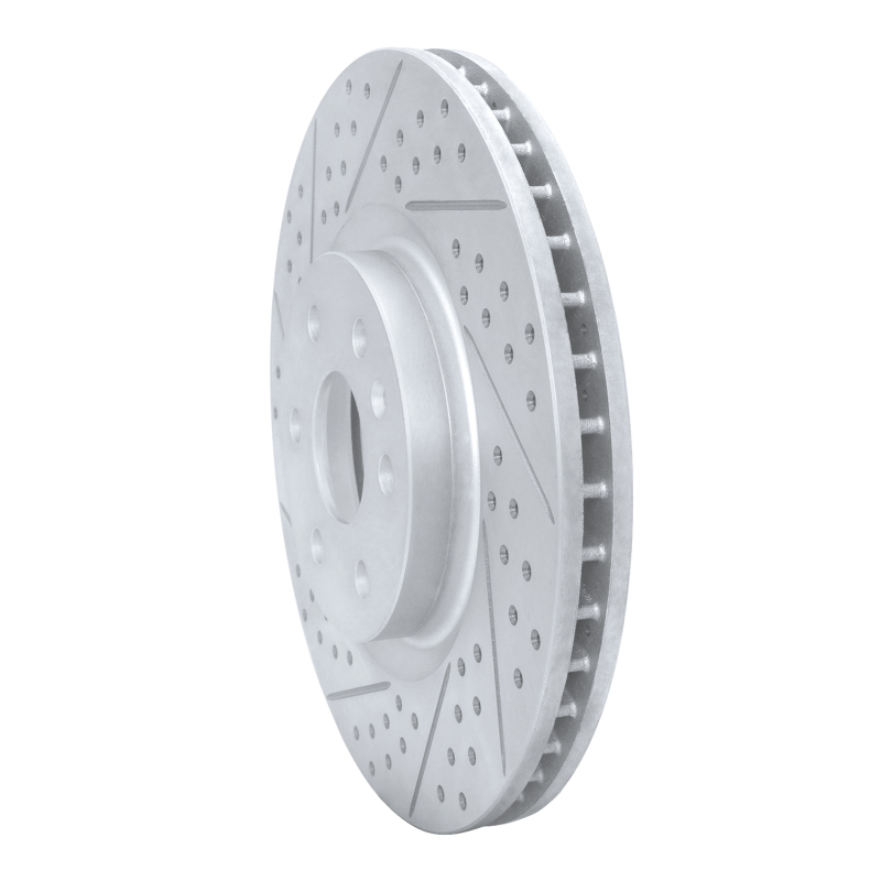 Cadillac Srx Brake Rotor (1) - Front Left - DFC - Drilled & Slotted Geoperformance - `10-`16