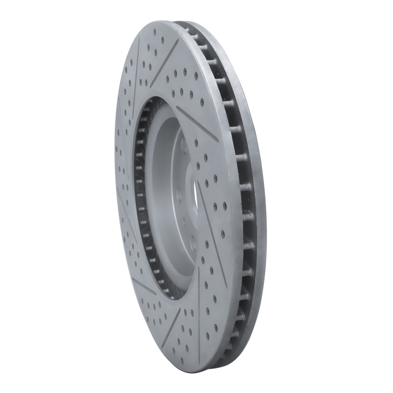 Cadillac Srx Brake Rotor (1) - Front Right - DFC - Drilled & Slotted Geoperformance - `10-`16