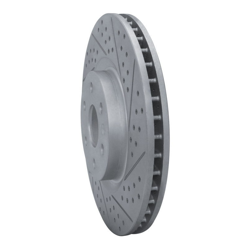 Cadillac Srx Brake Rotor (1) - Front Right - DFC - Drilled & Slotted Geoperformance - `10-`16