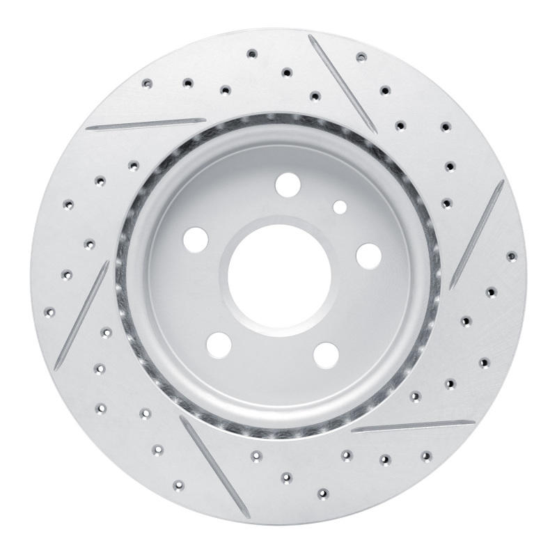 Buick Envision Brake Rotor (1) - Rear Left - DFC - Drilled & Slotted Geoperformance - `19-`25