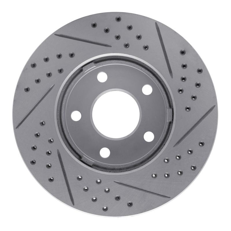 Chevrolet HHR Brake Rotor (1) - Front Left - DFC - Drilled & Slotted Geoperformance - `06-`11