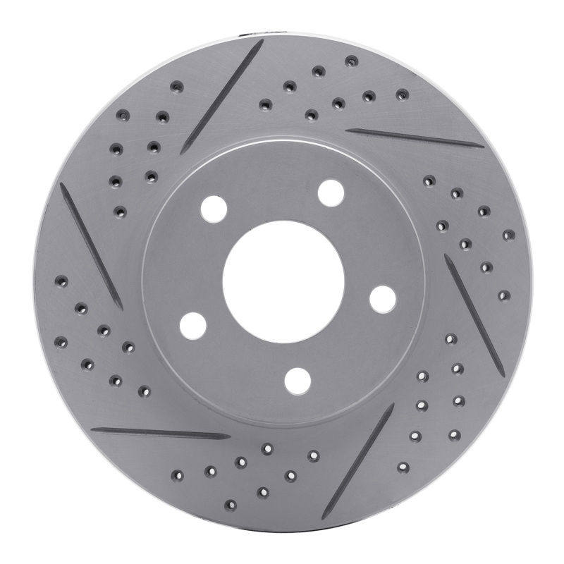 Chevrolet HHR Brake Rotor (1) - Front Left - DFC - Drilled & Slotted Geoperformance - `06-`11