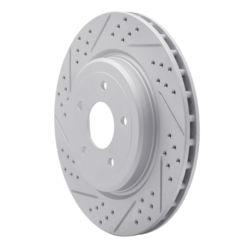 Chevrolet Corvette Brake Rotor (1) - Rear Left - DFC - Geoperformance Drill & Slot - `06-`13