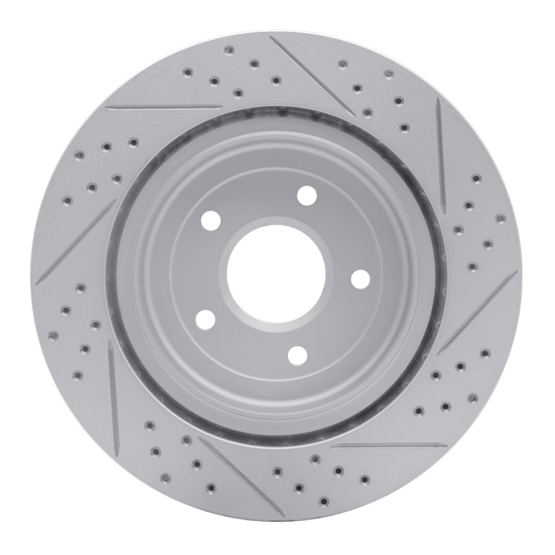Chevrolet Corvette Brake Rotor (1) - Rear Left - DFC - Geoperformance Drill & Slot - `06-`13