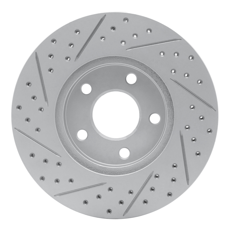 Chevrolet Cobalt Brake Rotor (1) - Front Right - DFC - Drilled & Slotted Geoperformance - `07-`10