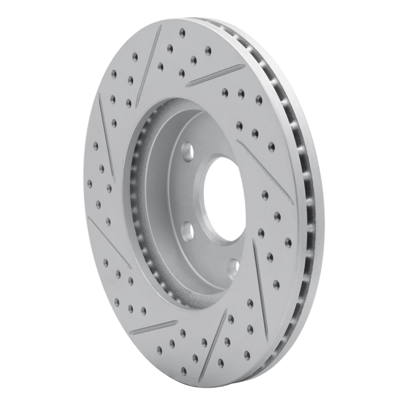 Chevrolet Cobalt Brake Rotor (1) - Front Right - DFC - Drilled & Slotted Geoperformance - `07-`10