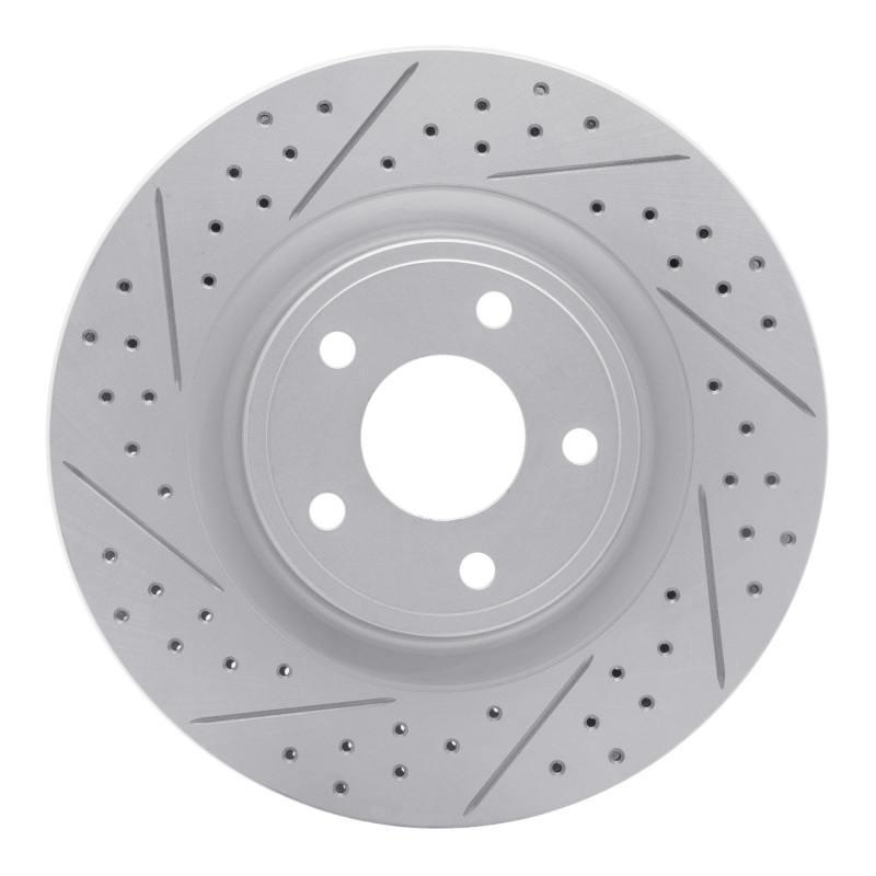 Chevrolet Cobalt Brake Rotor (1) - Front Left - DFC - Geoperformance Drilled & Slotted - `07-`10