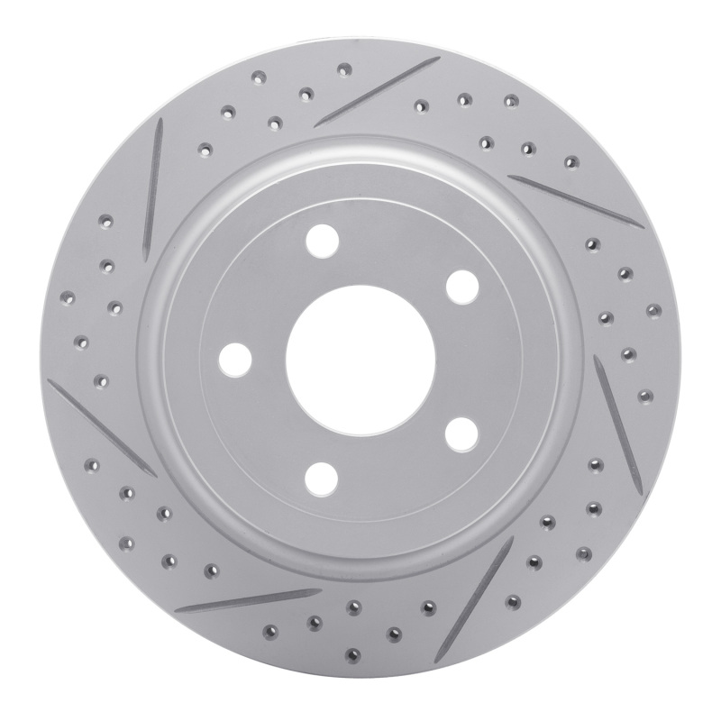 Chevrolet Cobalt Brake Rotor (1) - Rear Right - DFC - Drilled & Slotted Geoperformance - `08-`10